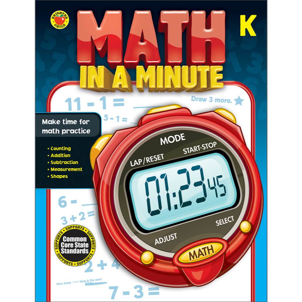 Math in a Minute, Grade K 