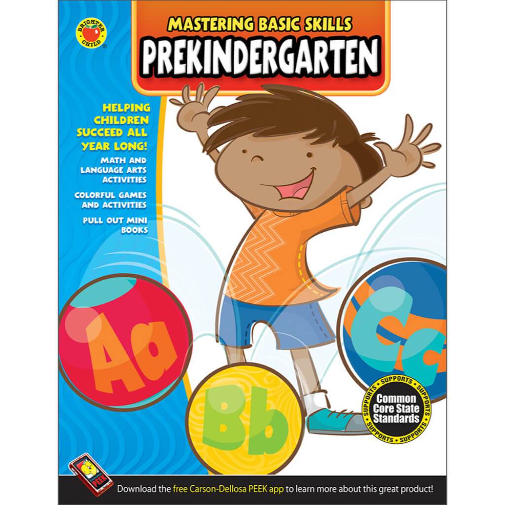 Mastering Basic Skills Pre-Kindergarten Activity Book Grade PK 