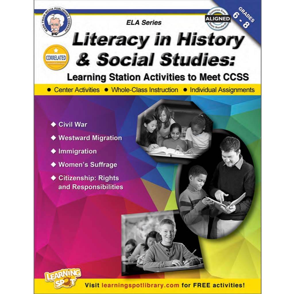 Literacy In History And Social Studies Resource Book Grade 6-8 