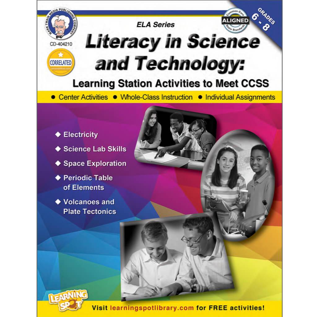 Literacy In Science &amp; Tech Grade 6-8 