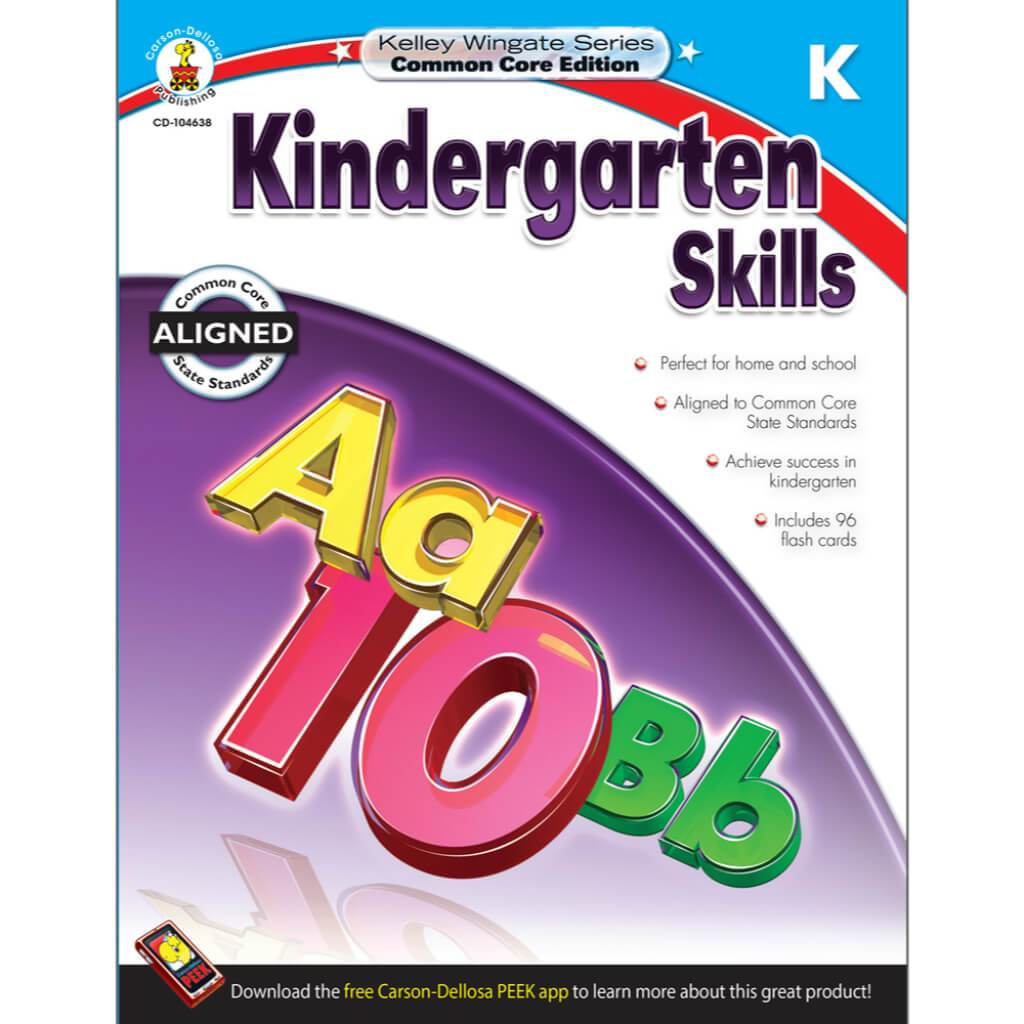 Kindergarten Skills Workbook Grade K 