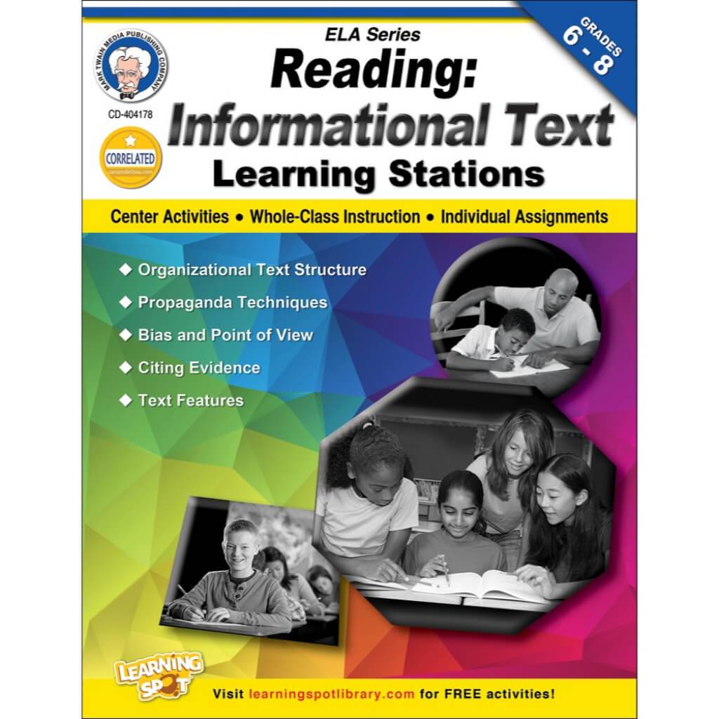 Reading Info. Text Ls Grade 6-8 