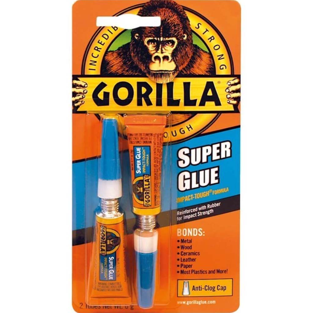 GORILLA SUPER GLUE 2PCS 6G 