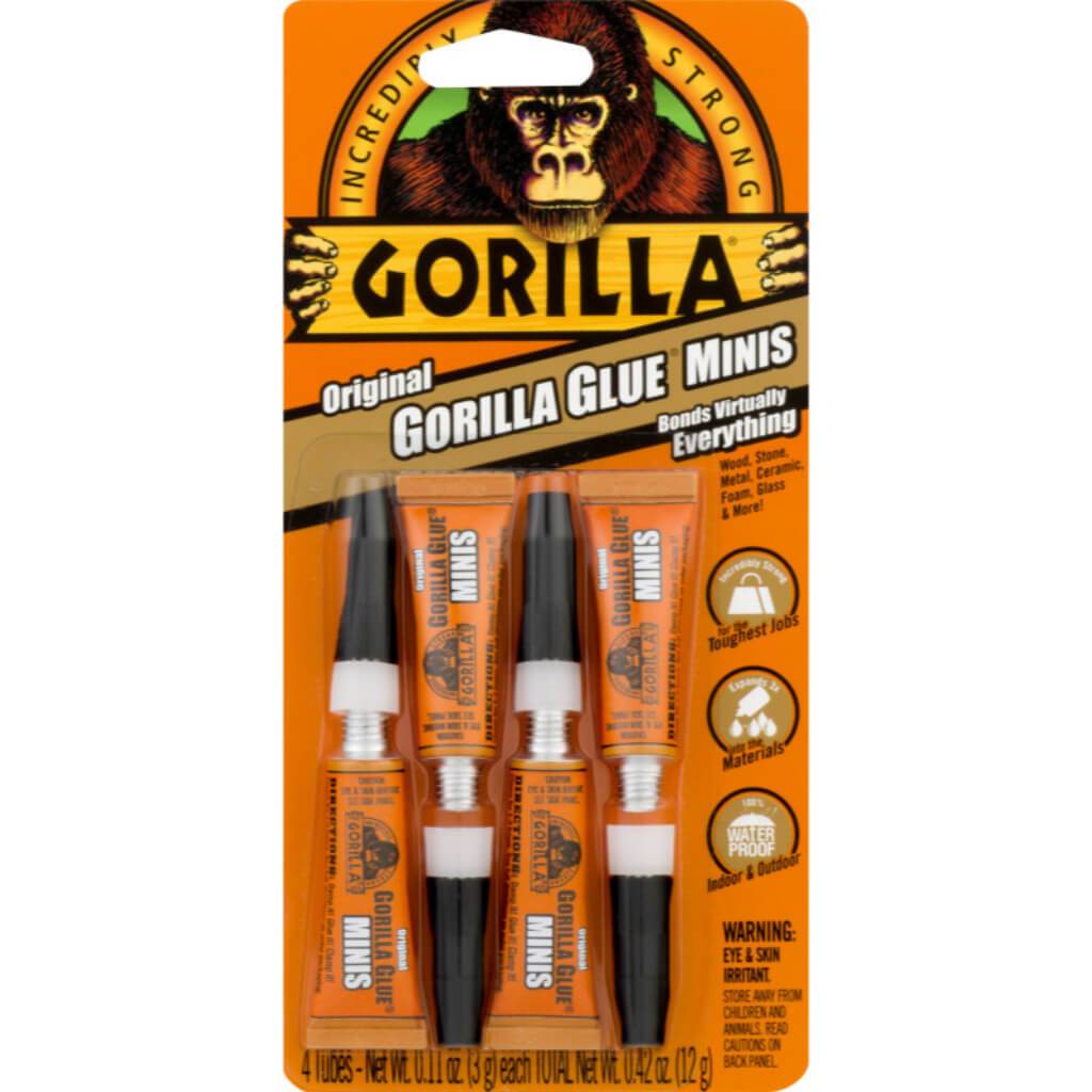 GORILLA GLUE TUBE 4PCS 12G 