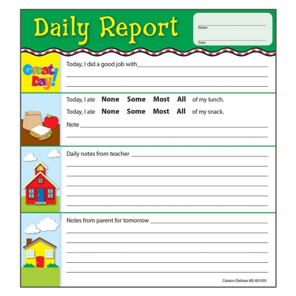 Daily Report Notepad