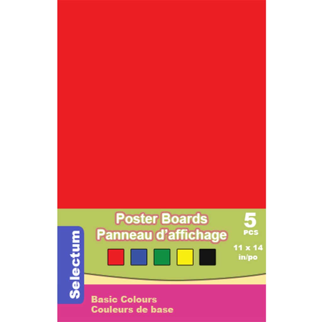 Poster Board Assorted Color 11in x 14in