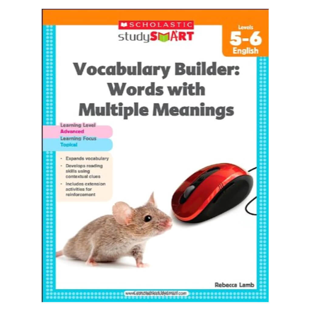 Book Vocabulary Builder Words with Multiple Meanings Level 5-6