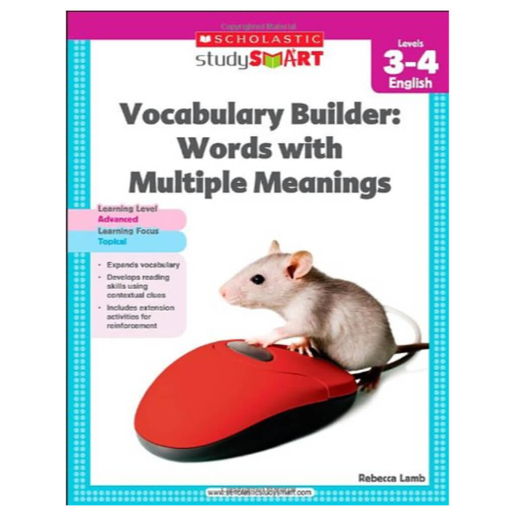 Book Vocabulary Builder Words With Multiple Meaning