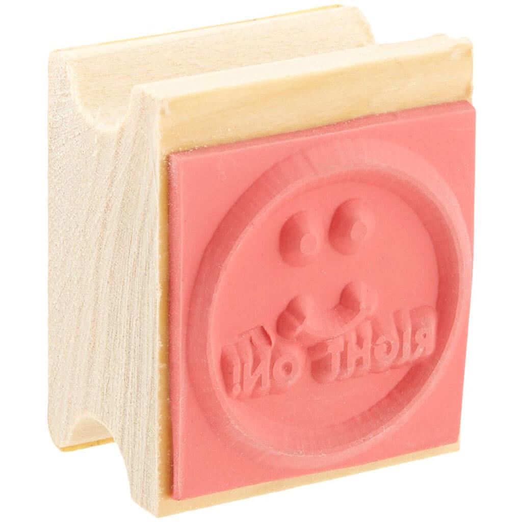 Right On! Teacher Rubber Stamp
