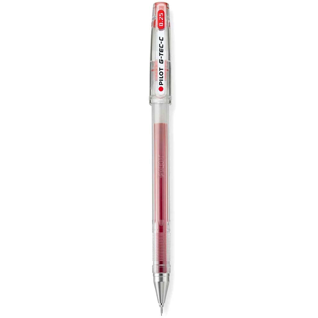 PILOT G-TEC PEN .04 RED 