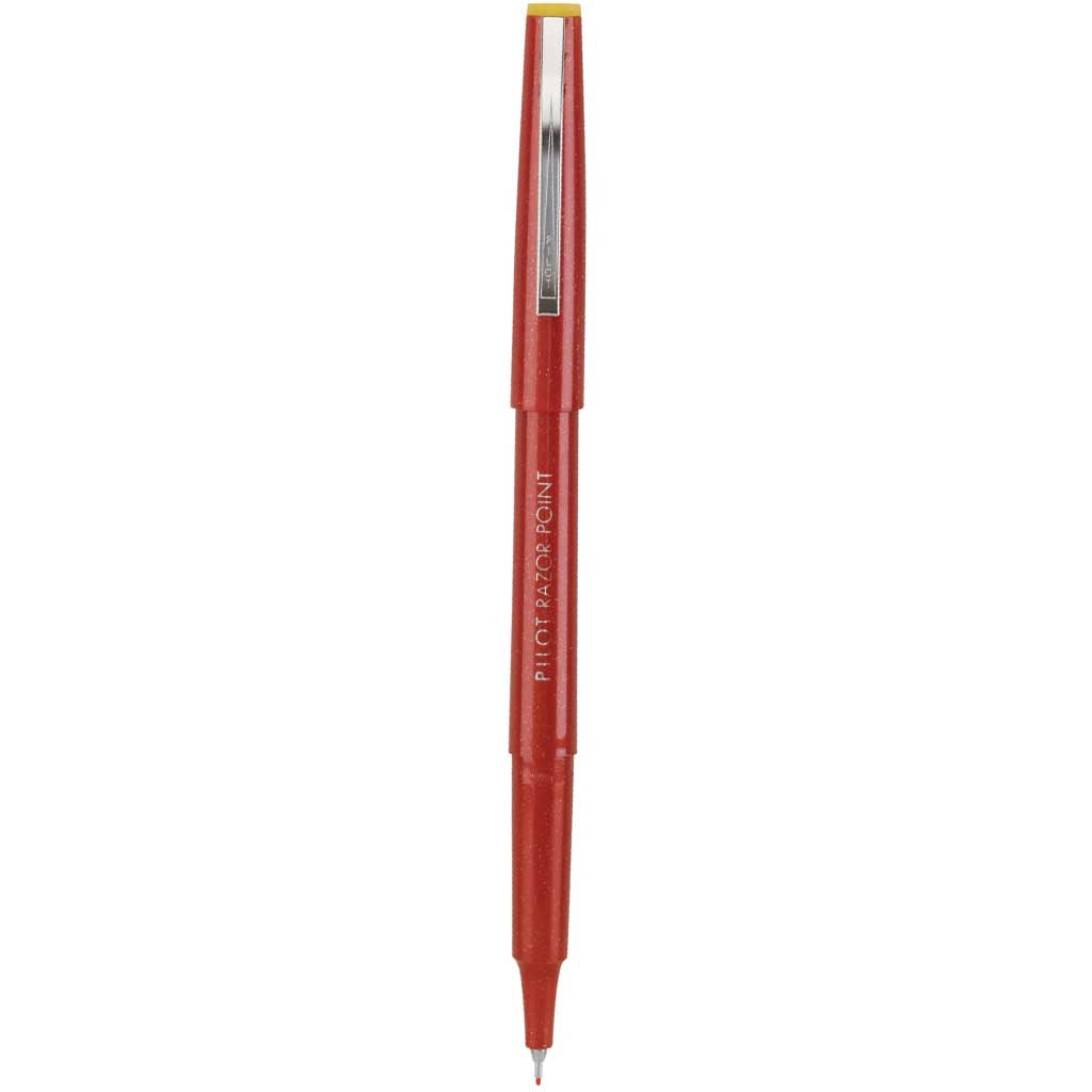 Pilot Razor Point Fine Line Marker Pen Red