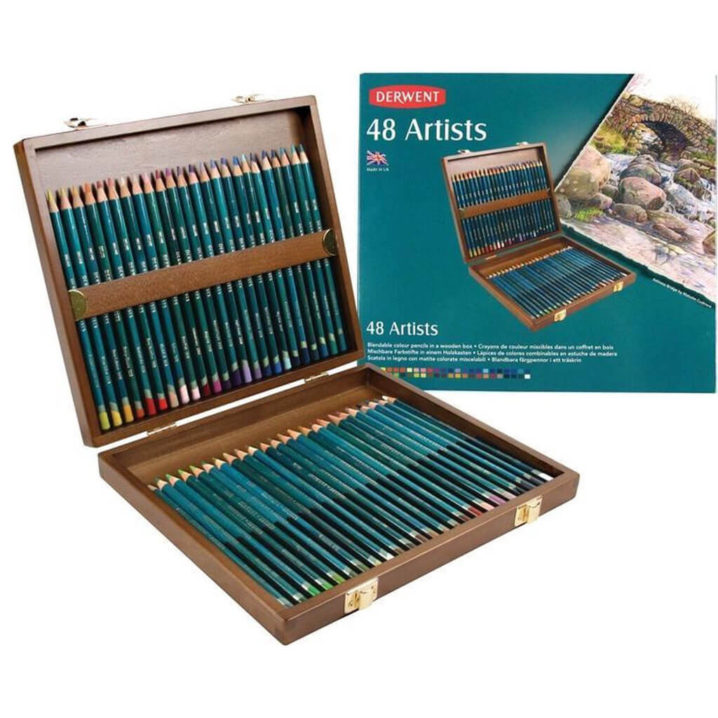 Derwent Artists&#39; Colored Pencil Set of 48