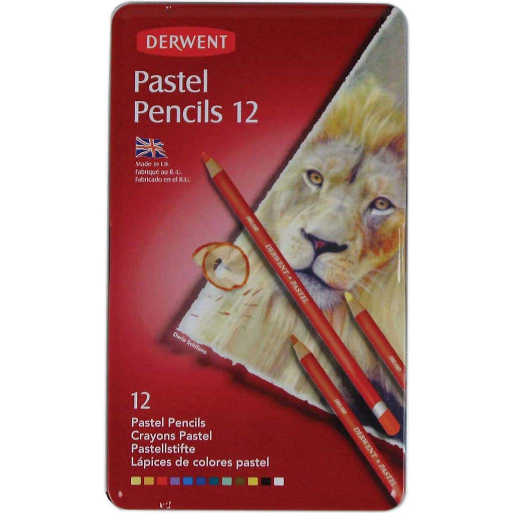 Derwent Pastel Pencils,12pc