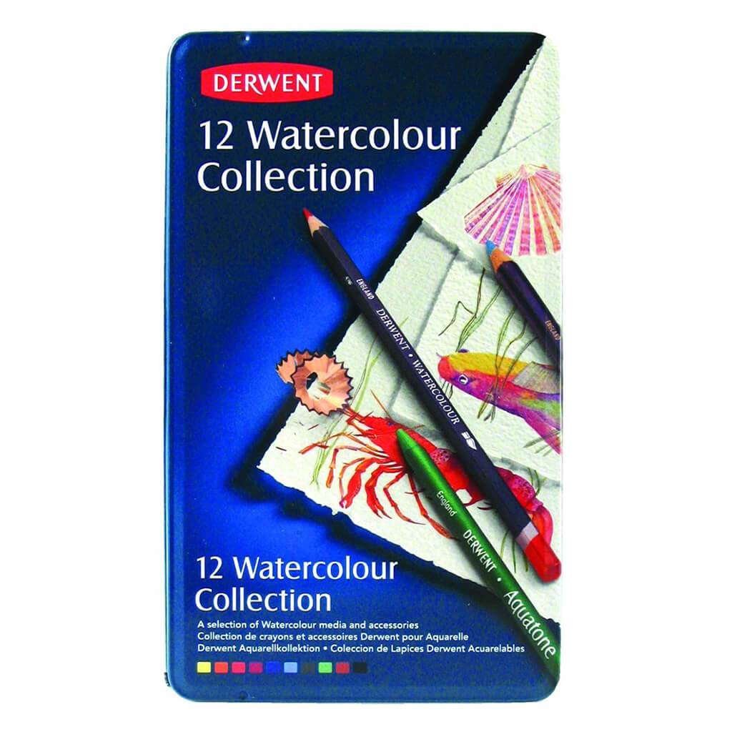 Derwent Watercolor Pencil Collection of 12