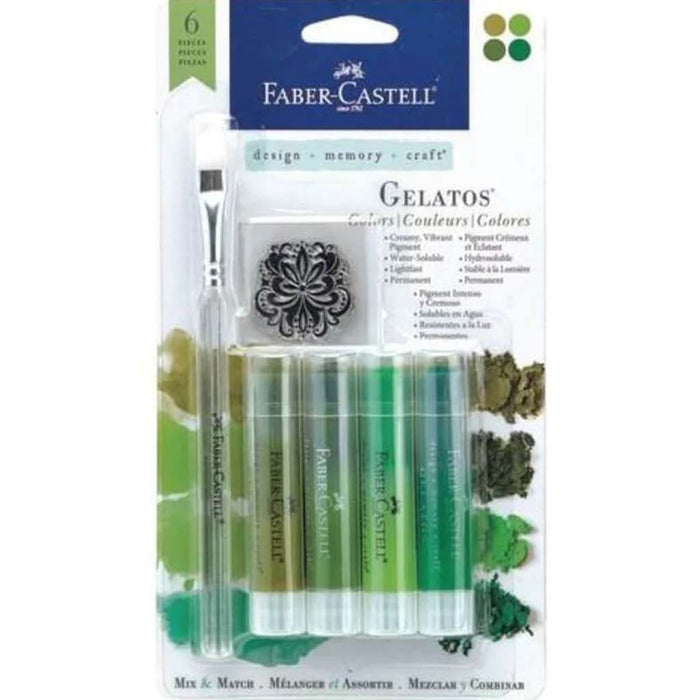 Mix & Match Color Gelatos & Clear Stamp Green