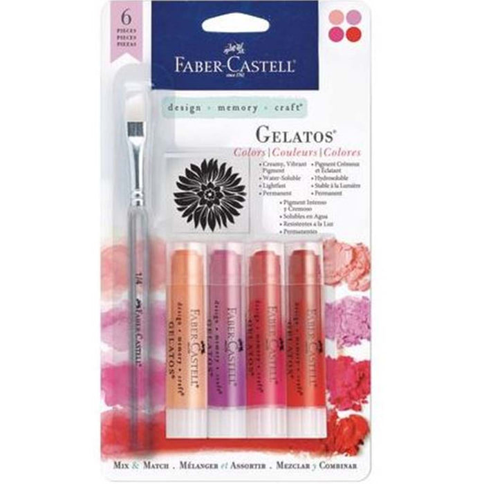 COLOR GELATOS & CLEAR STAMP RE RED 