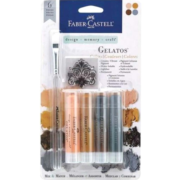 Mix & Match Color Gelatos & Clear Stamp Neutral
