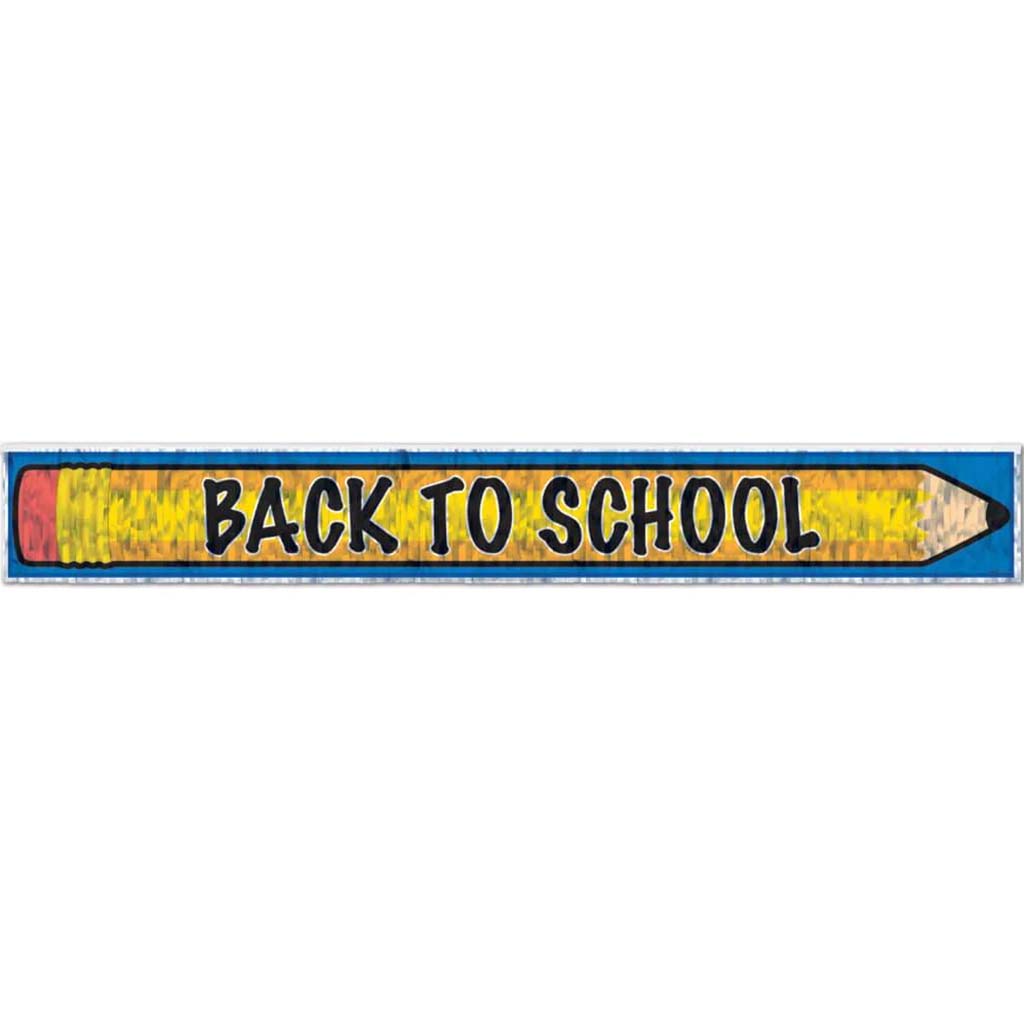 Fringed Banner Back to School 