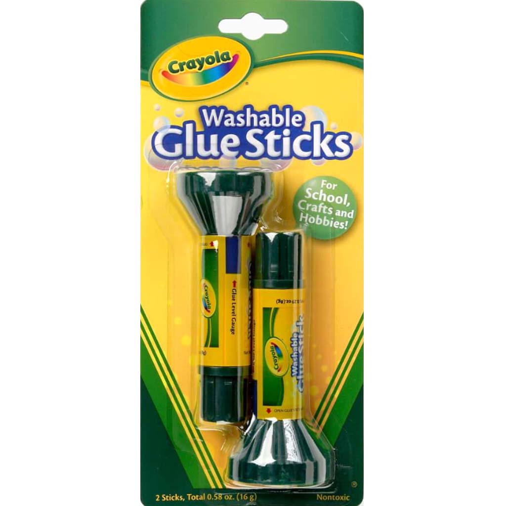Crayola Washable Glue Sticks 2pcs