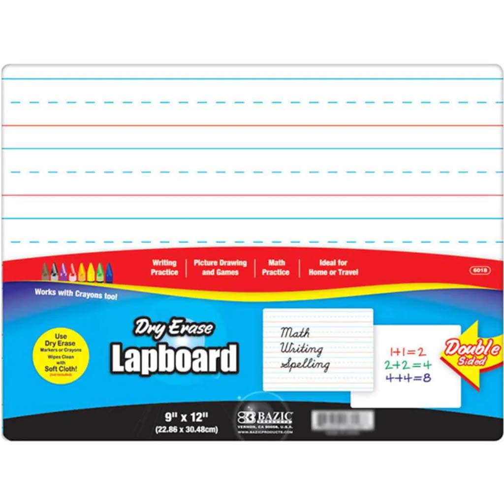 Dry Erase Lapboard 9in x 12in 