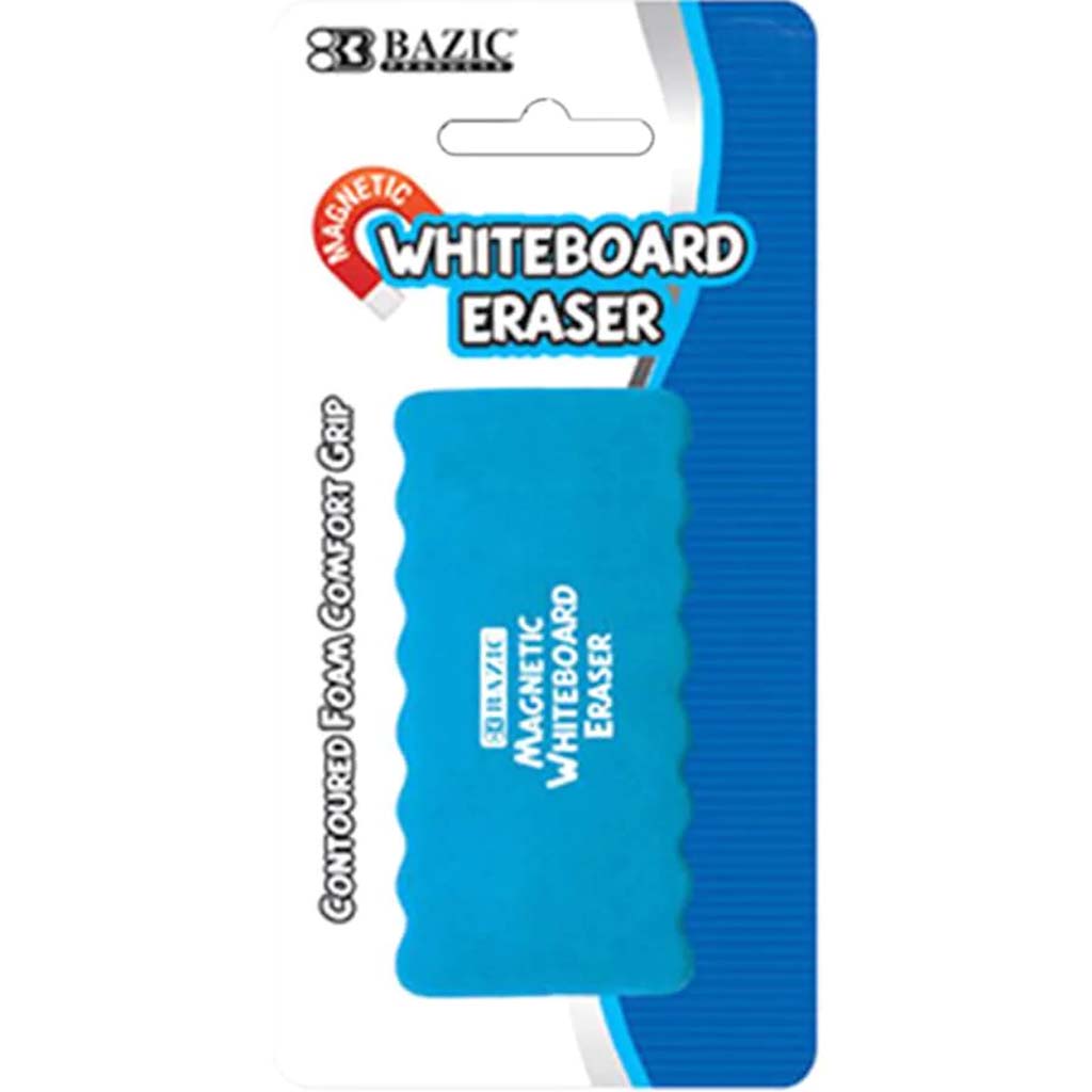 Magnetic Whiteboard Eraser With Foam Comfort Grip Violet 
