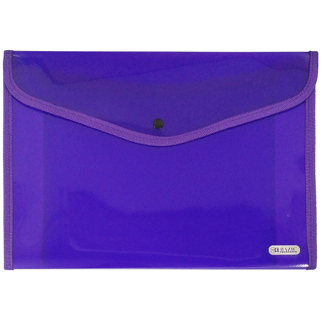 Bazic Document Holder V-Flap Letter Size