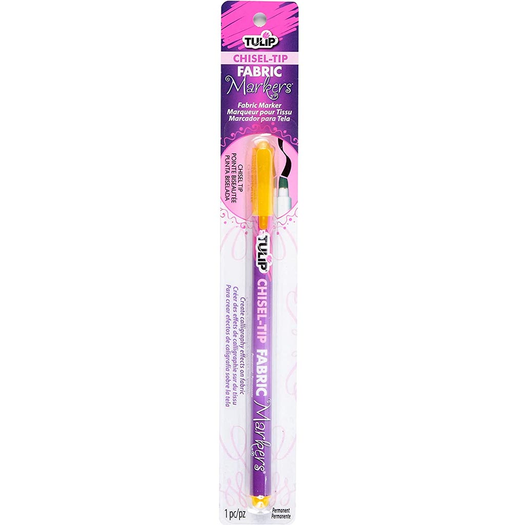 Fabric Marker Chisel Tip Fluorescent