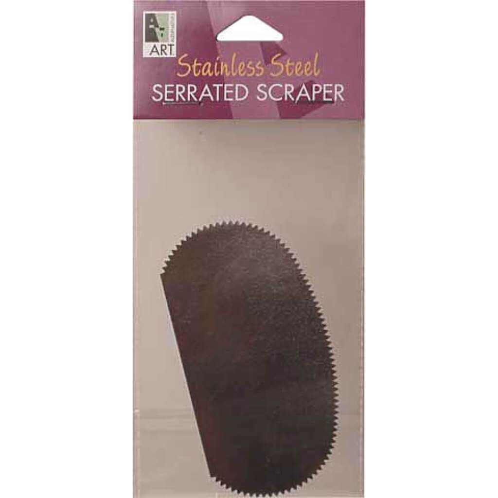 Stainless Steel Serrated Scraper