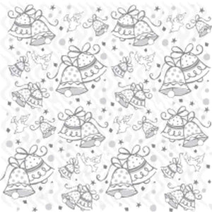 Wedding Bells Value Gift Wrap 30in x 5ft