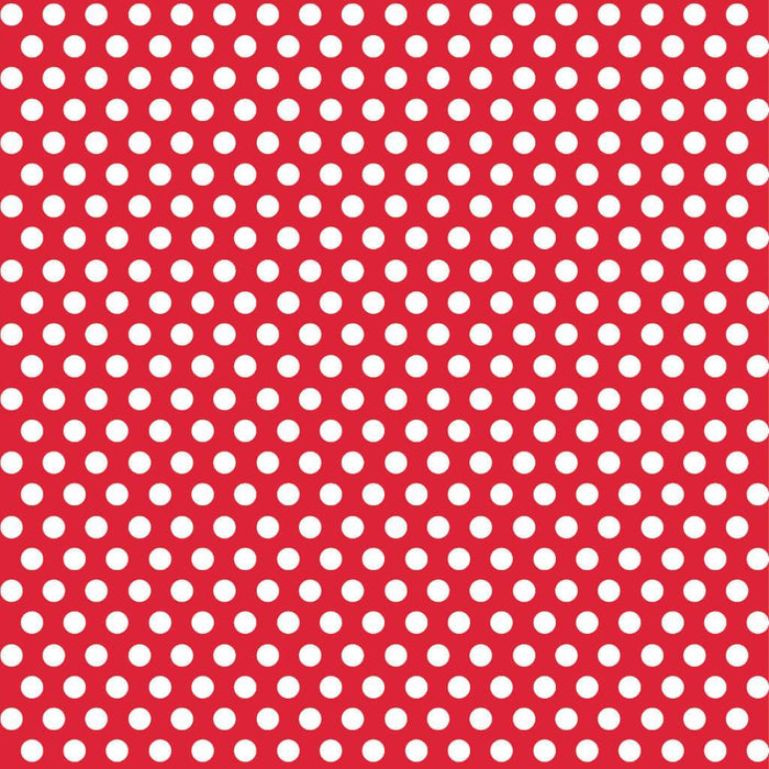 Gift Wrap 30in x 5ft, Ruby Red Dots 