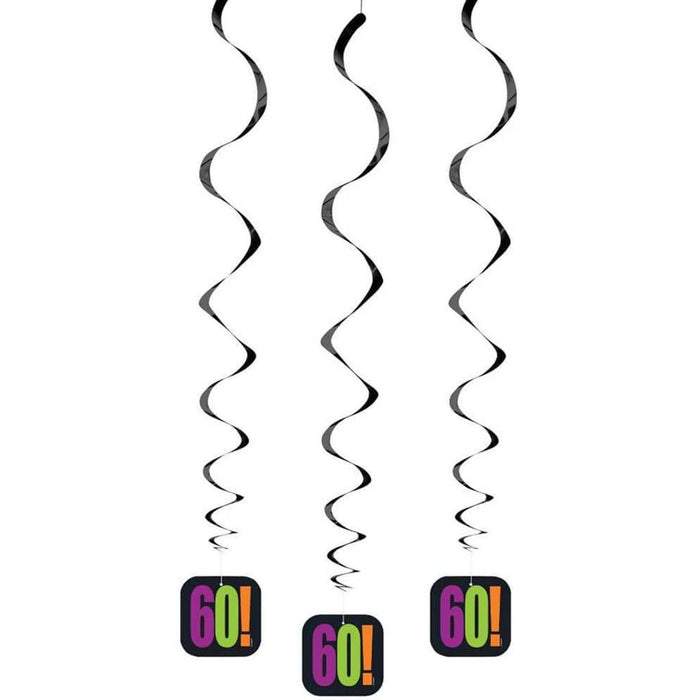 Whirls 26in "60" Multicolor 
