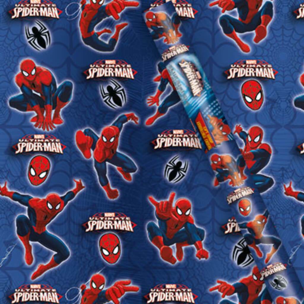 Gift Wrap 30in x 5ft, Ultimate Spiderman 