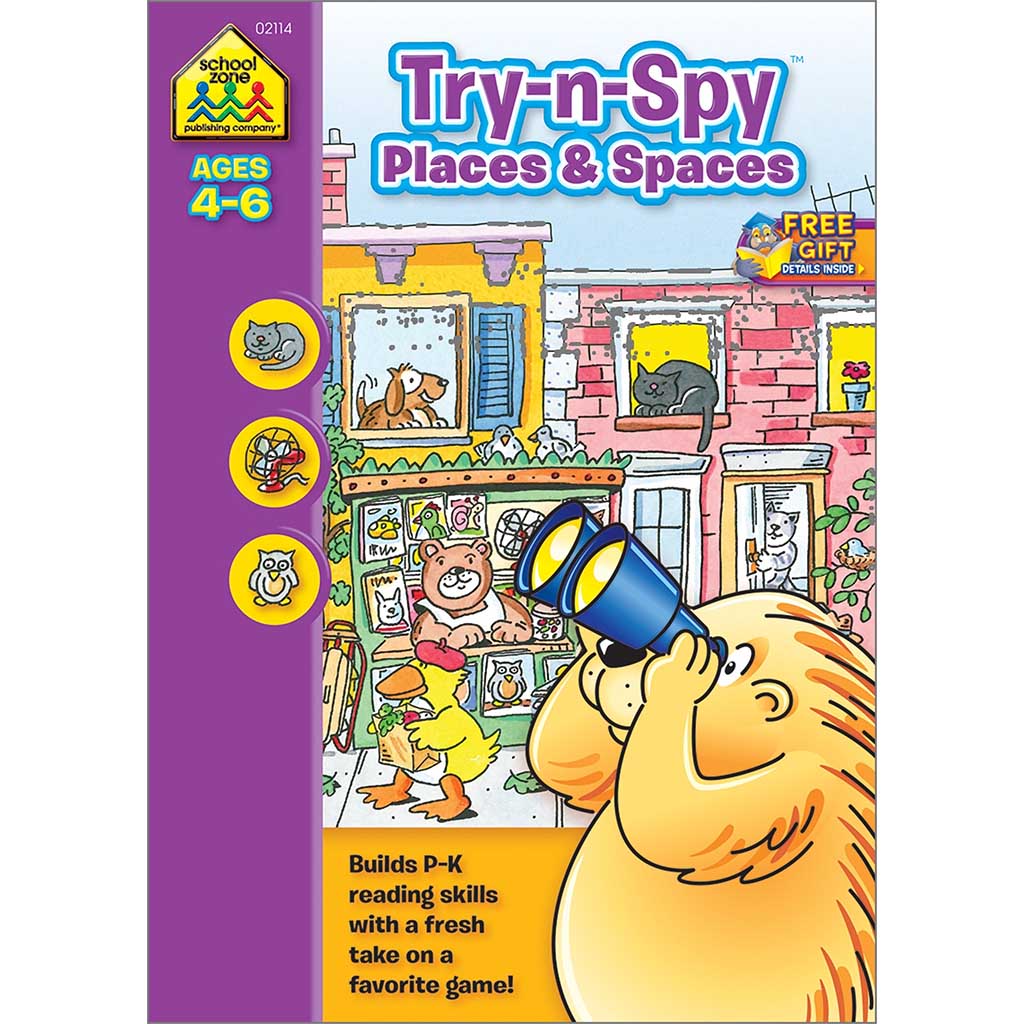 Try-n-Spy Places &amp; Spaces Workbook