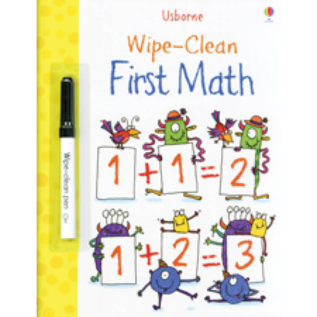 Wipe-Clean First Math Wipe Clean Books