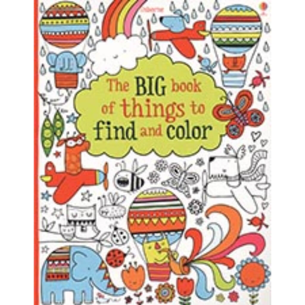 Bk The Big Book Of Things To Find And Color