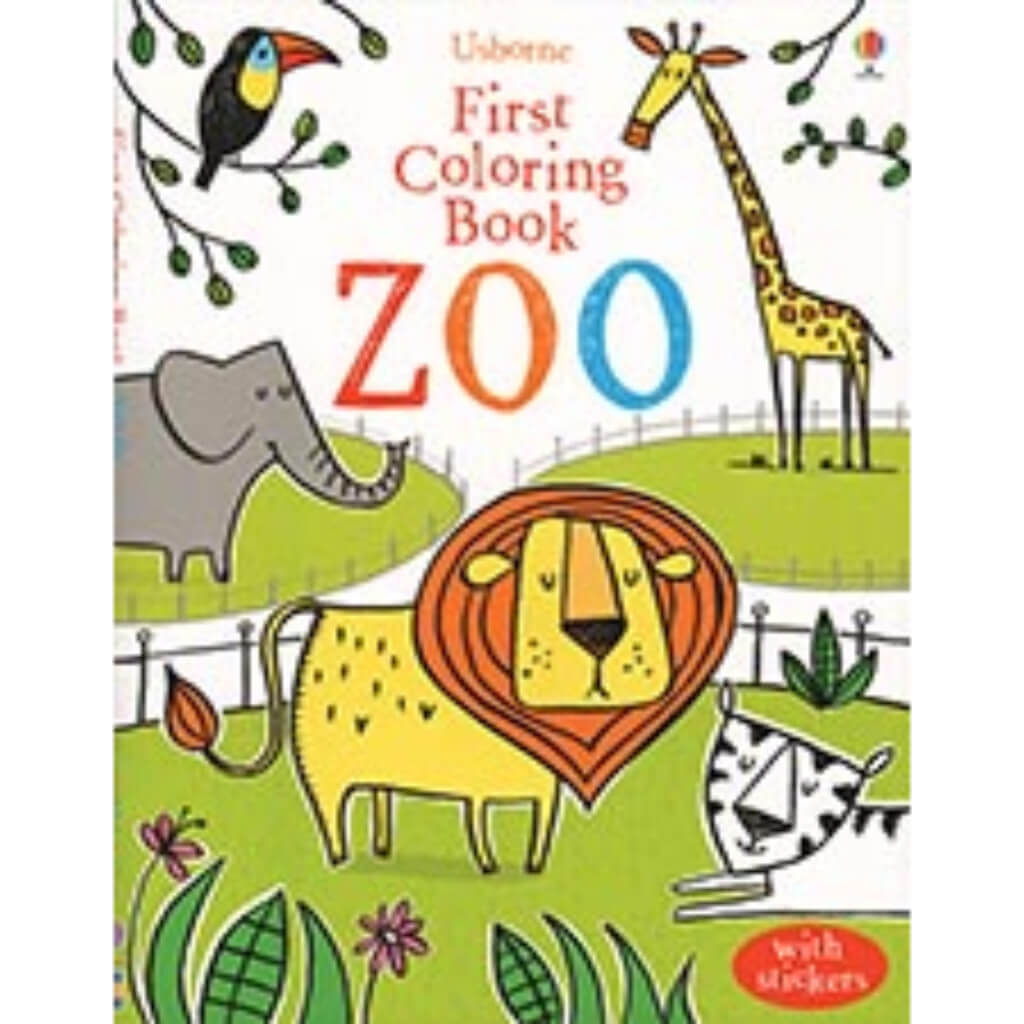 First Coloring Book Zoo