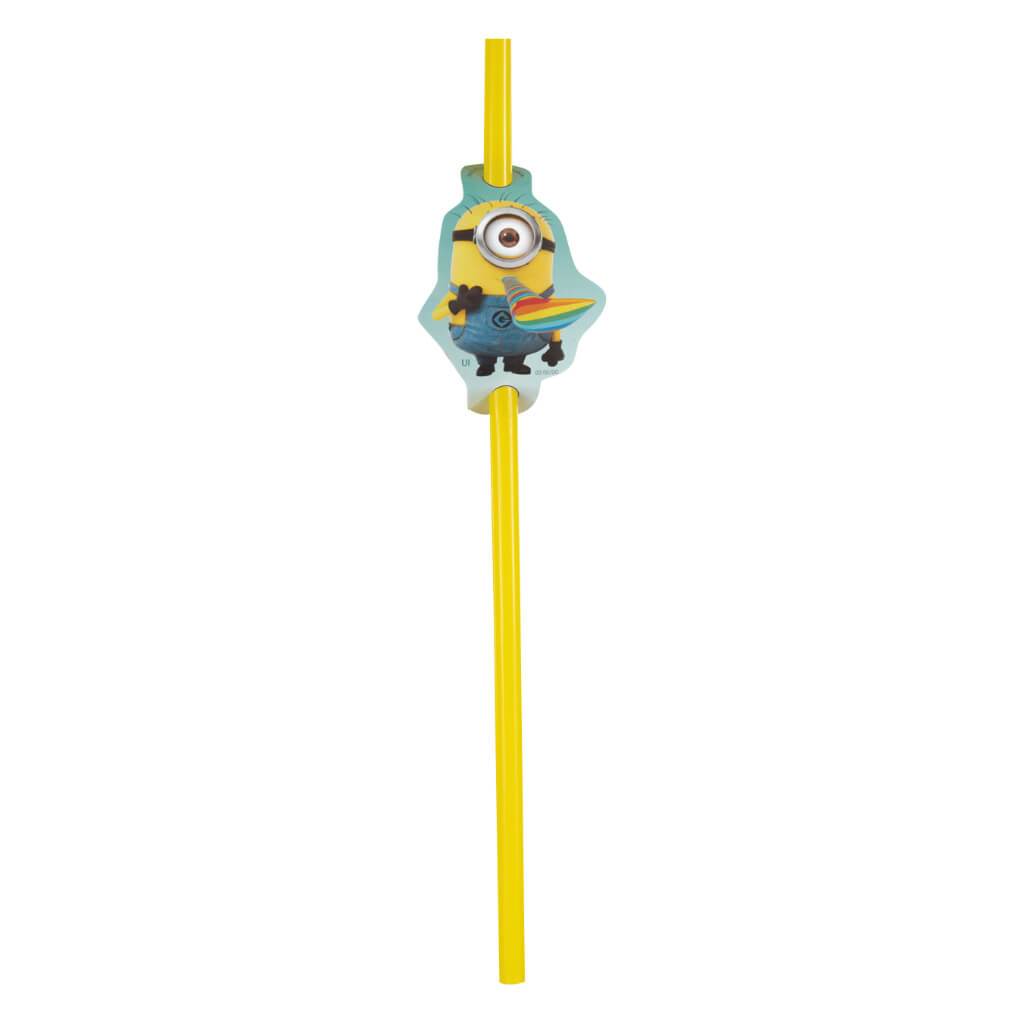 Favor Straws 24ct, Despicable Me 