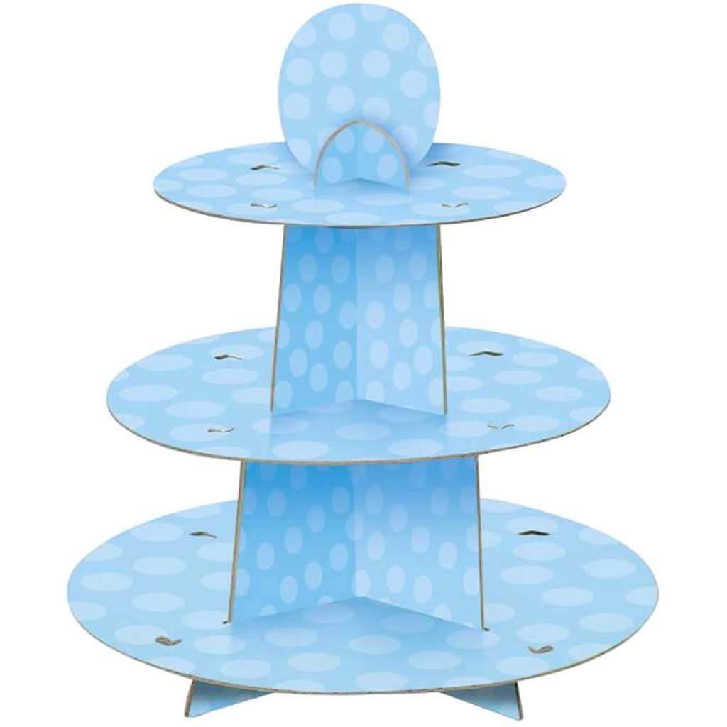 Baby Blue Cupcake Stand 