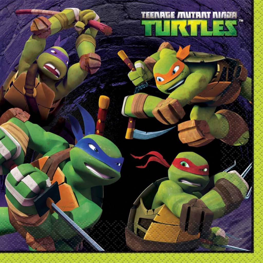 Teenage Mutant Ninja Turtles Lunch Napkins, 16ct 