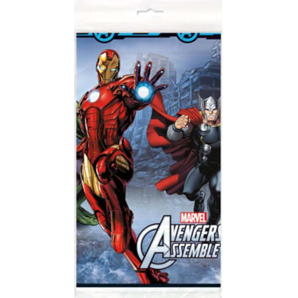 Rectangular Plastic Table Cover 54in x 84in, Avengers 