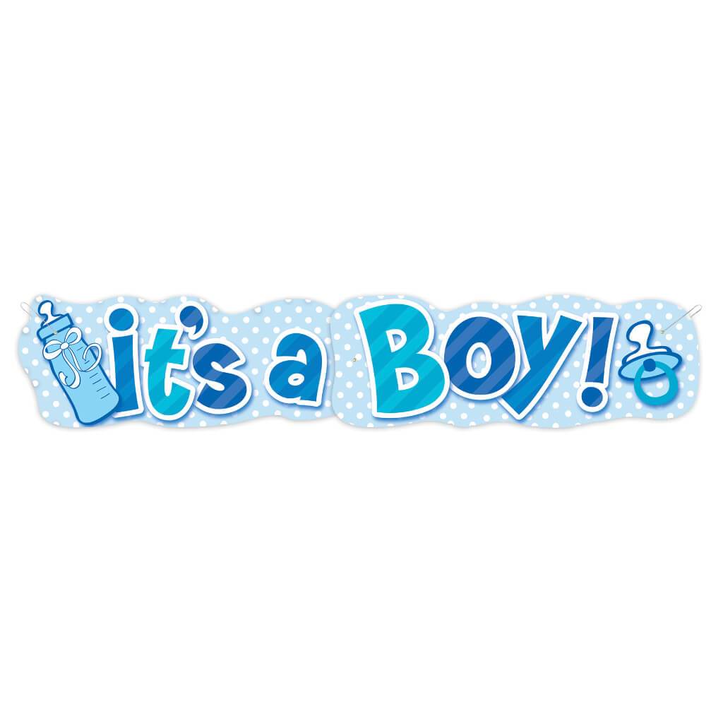 Giant Jointed Banner, It&#39;s a Boy Bottle 