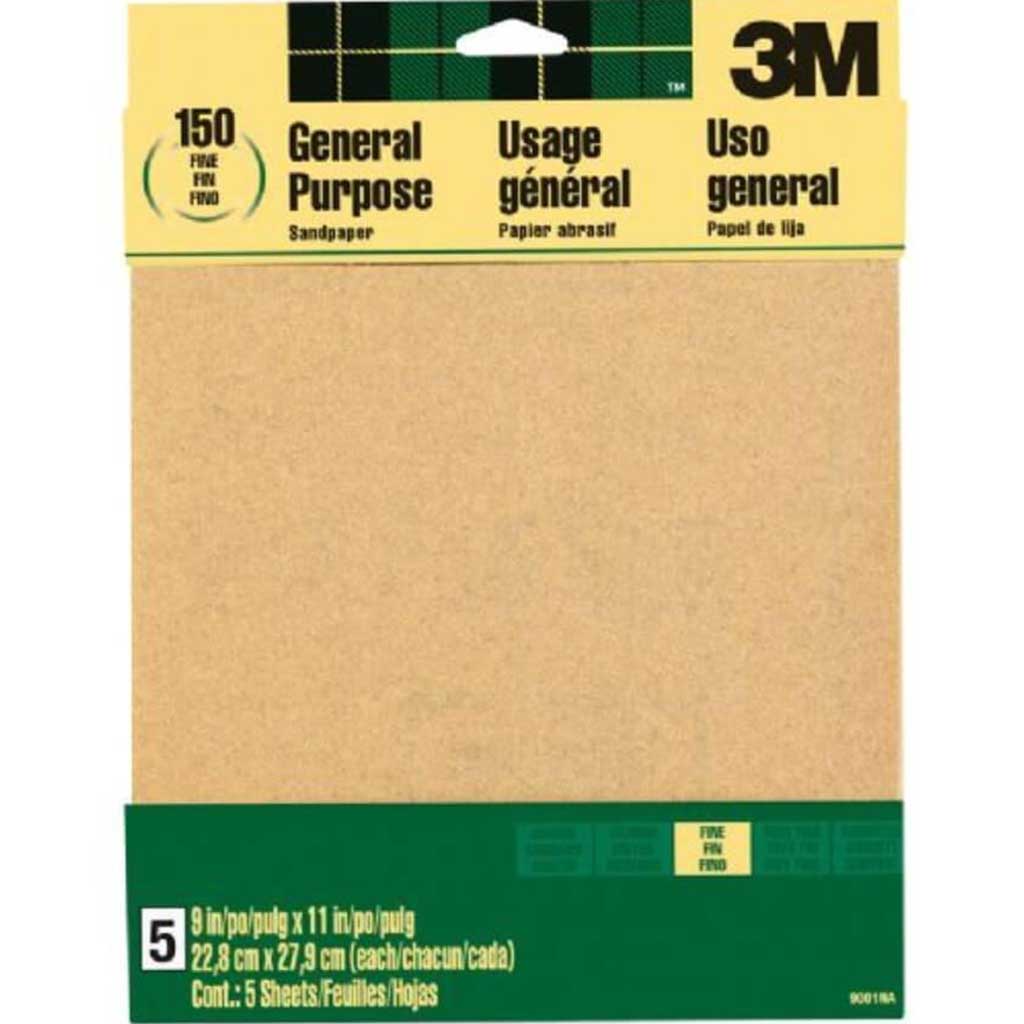 Aluminum Oxide Sandpaper Fine Grit 