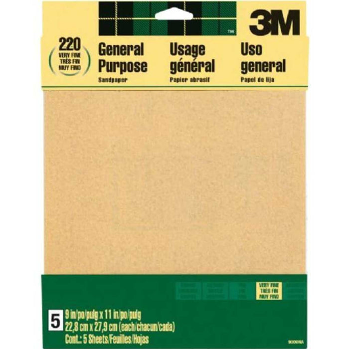 Aluminum Oxide Sandpaper Very Fine Grit 