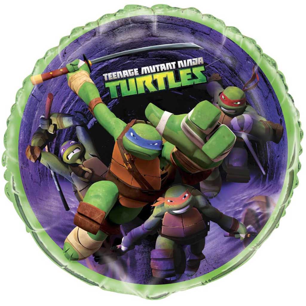 Teenage Mutant Ninja Turtles Round Foil Balloon, 18in 