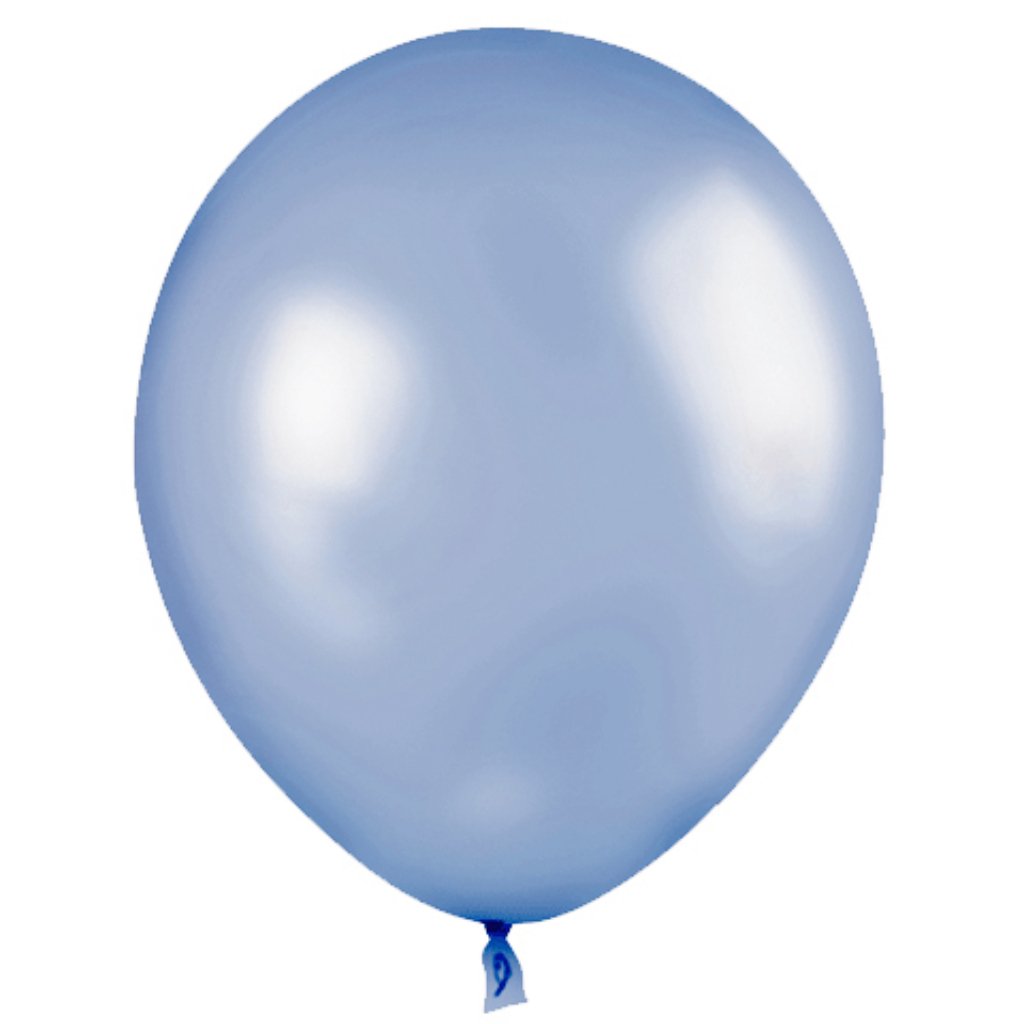 Latex Balloon Pearl Blue 11in 