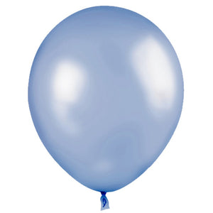 Latex Balloon Pearl Blue 11in