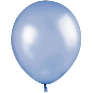 Latex Balloon Pearl Blue 11in 