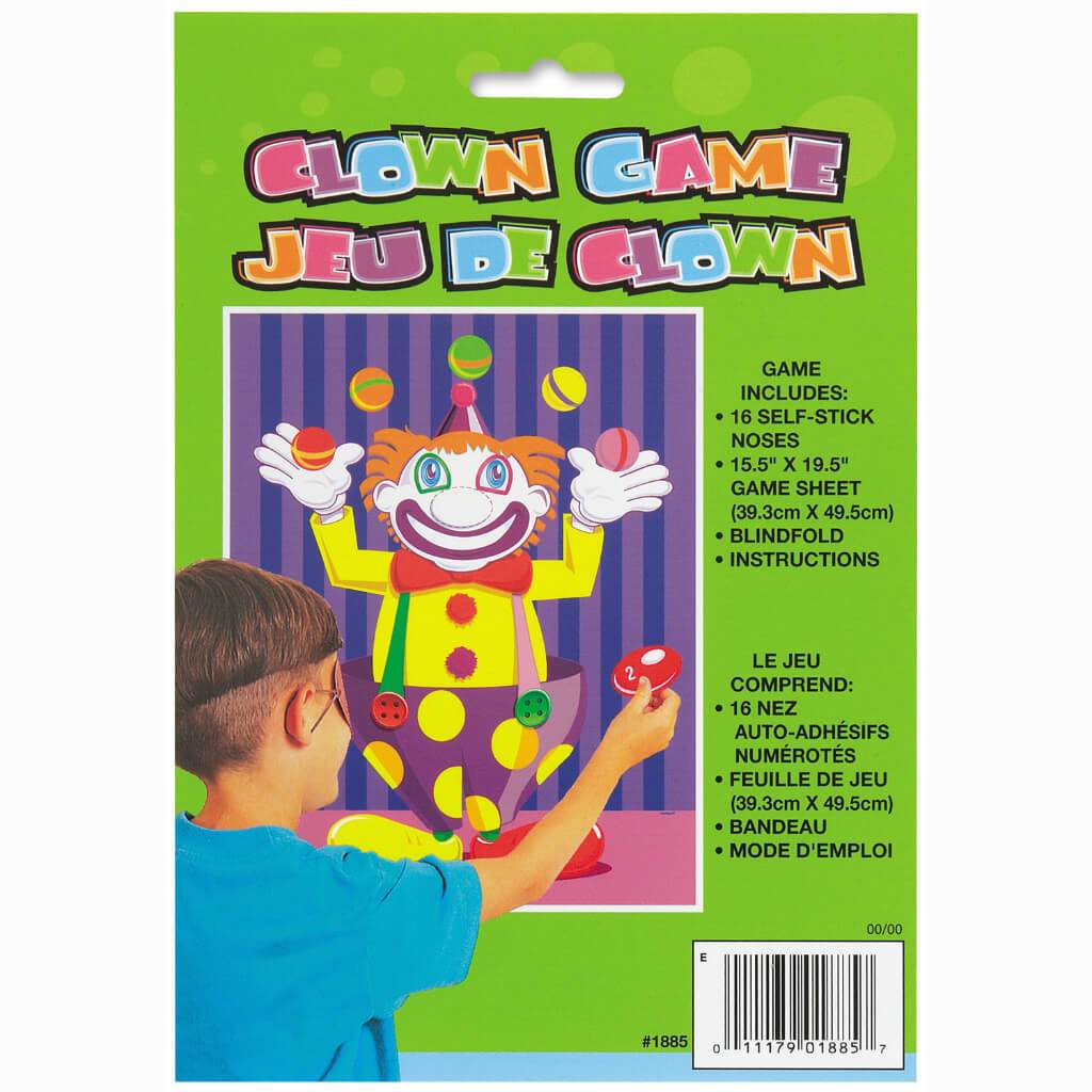 Party Game, Pin the Nose on the Clown 