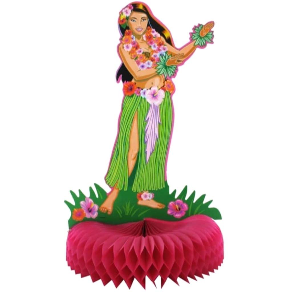 Honeycomb Centerpiece, Hula Girl 