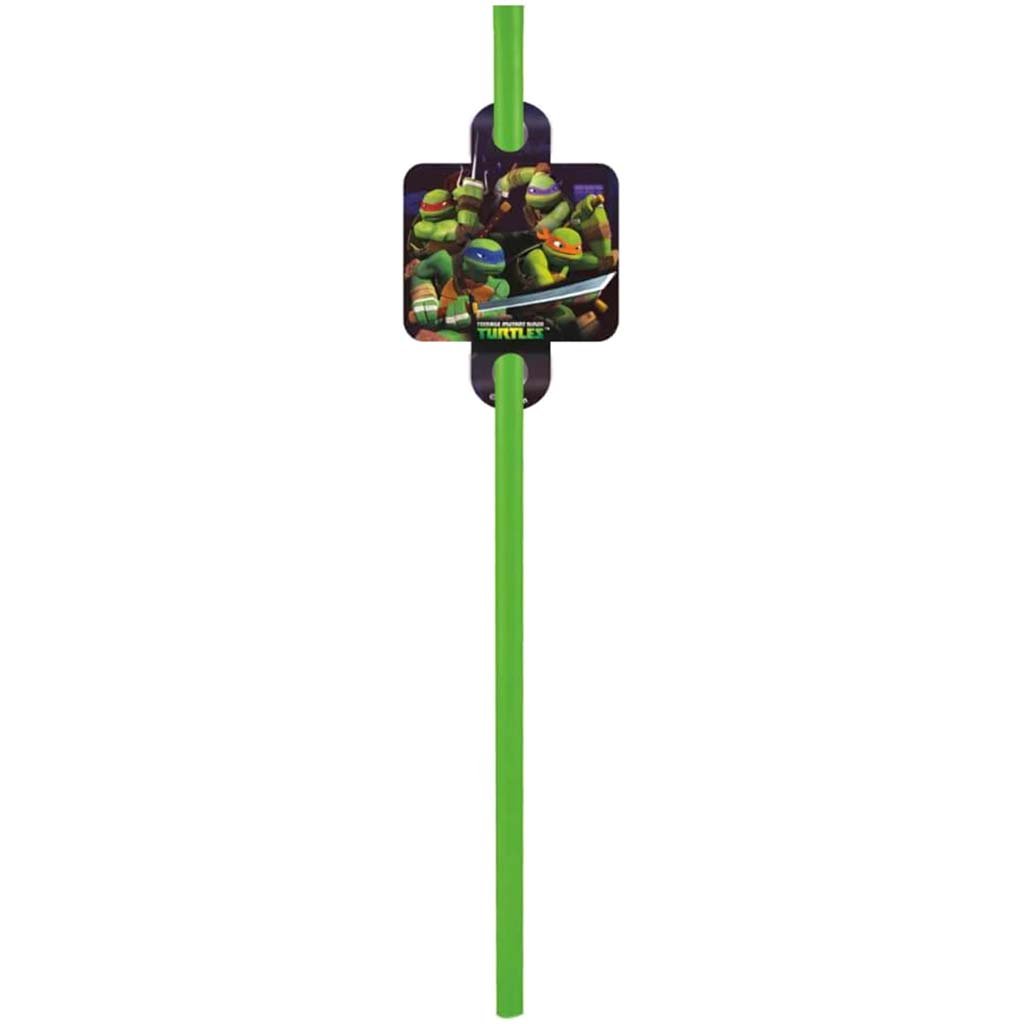 Favor Straws 16ct, Teenage Mutant Ninja Turtles 